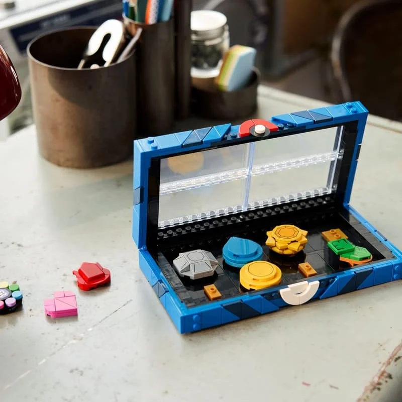 Building Blocks - โมเดลสะสม ตัวต่ออนิเมะยอดนิยม ตราประจำภูมิภาคคันโต ของเล่นตัวต่อประกอบสร้างสรรค์ ของขวัญวันเกิด