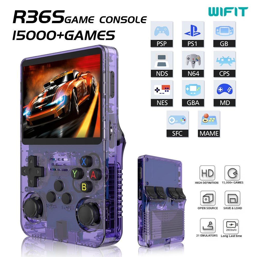 เครื่องเล่นเกมพกพา R36s คอนโซล - Retro Handheld Game Console R36S บทวิจารณ์และราคา