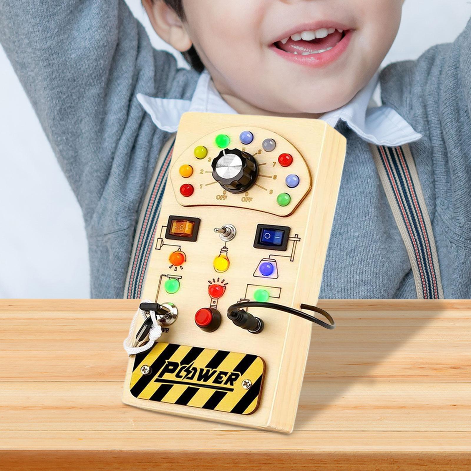 กระดานกิจกรรมไม้แบบมอนเตสซอรี  - Montessori Wooden Busy Board Toddler บทวิจารณ์และราคา